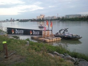 Burn Energy Promotion Ship beim Donauinselfest 2011