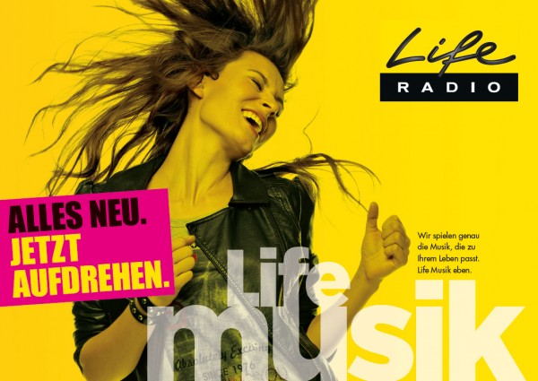 Life Radio Tirol Werbung Relaunch / Foto: Life Radio Tirol